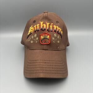 Vintage 2007 Sublime LBC Ska Band Fitted Hat Cap Y2K Reggae